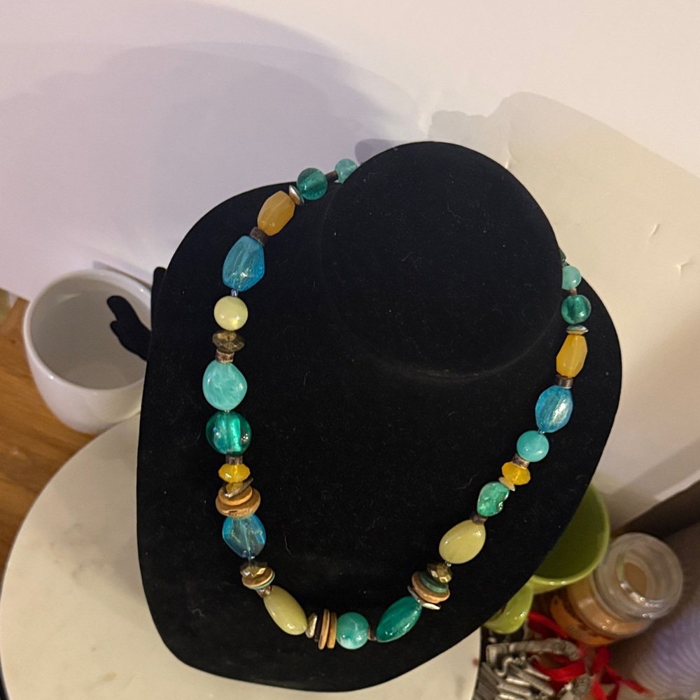 Ruby Rd. Turquoise and Amber Beaded Necklace - Picture 17 of 17